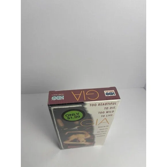 New Sealed Old Stock GIA Angelina Jolie HBO (VHS,1998) BRAND NEW SEALED - Picture 2 of 6